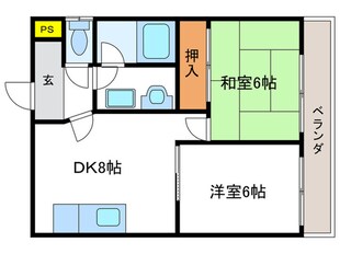 レジデンスヤマテの物件間取画像